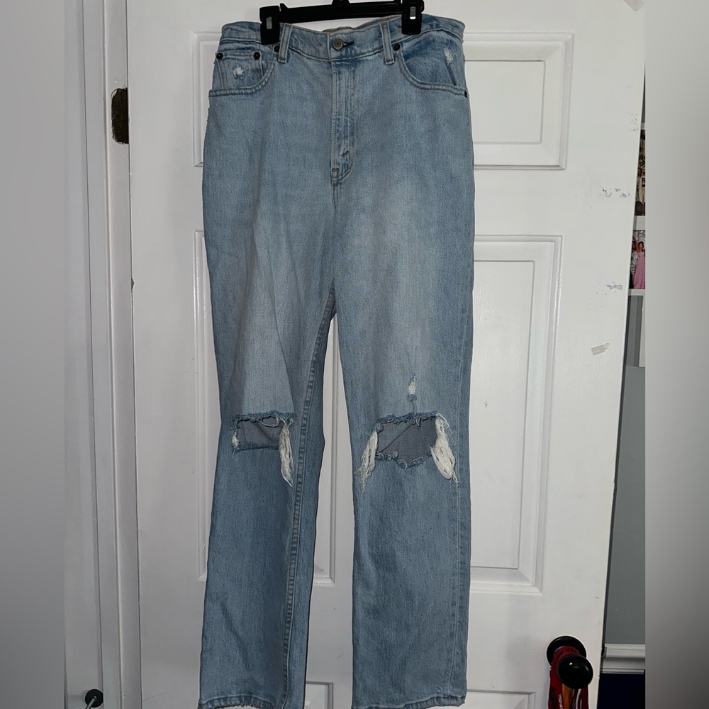 90s high rise abercrombie & finch jeans